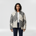 Patchwork Quilted Contrast Jacket