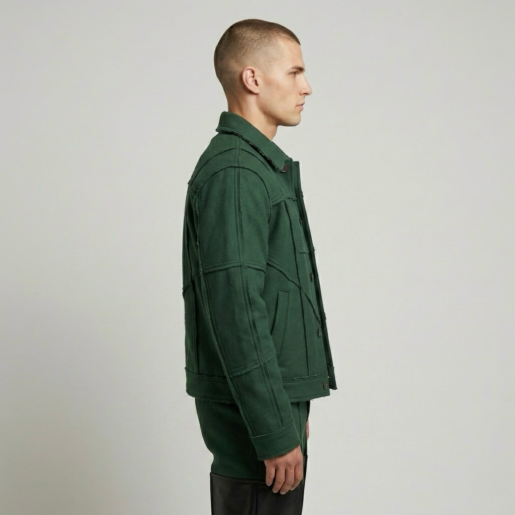 Structured Panel Utility Jacket