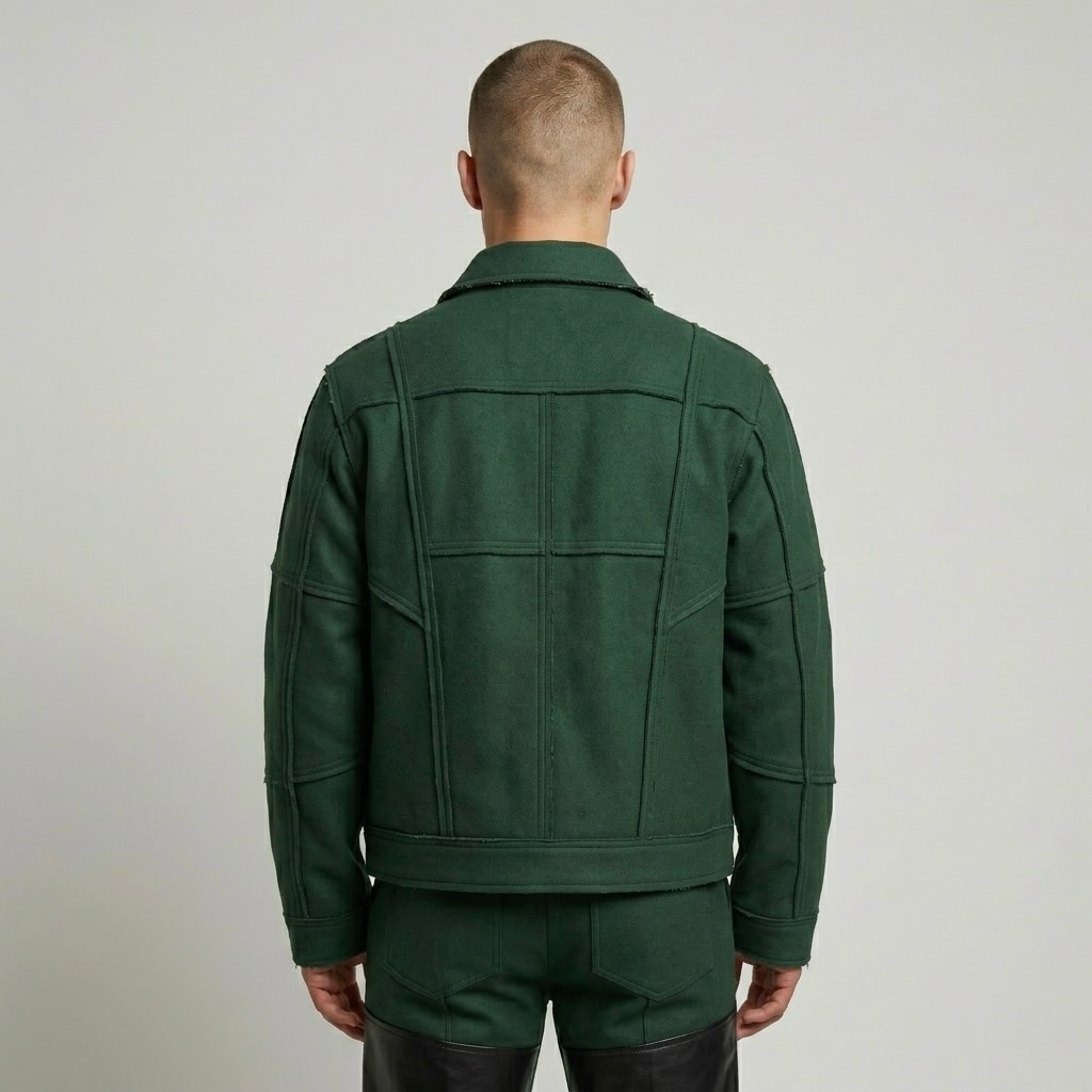 Structured Panel Utility Jacket