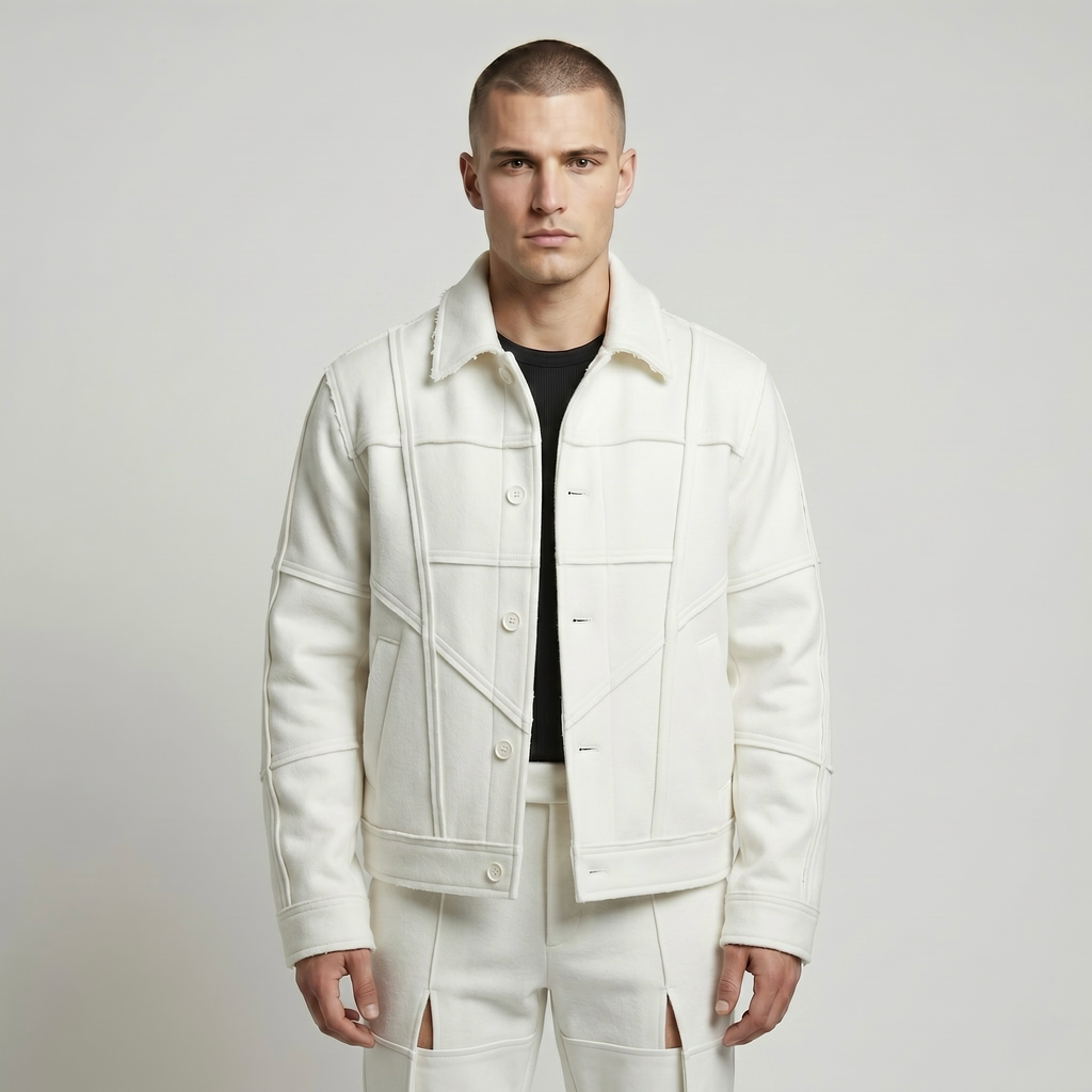 Structured Panel Utility Jacket
