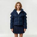 Layered Shoulder Puffer Jacket